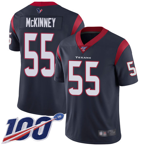 Houston Texans Limited Navy Blue Men Benardrick McKinney Home Jersey NFL Football #55 100th Season Vapor Untouchable